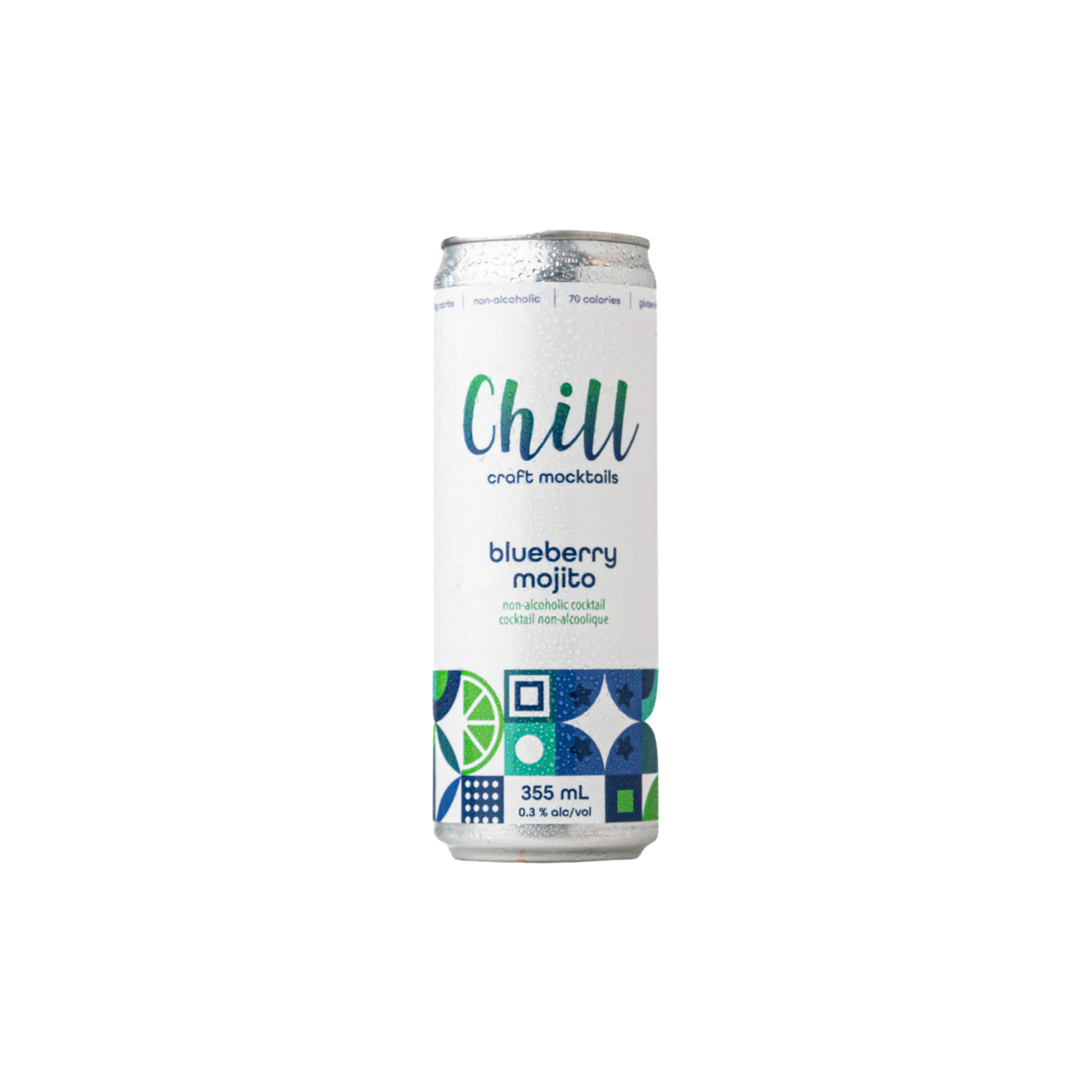 Chill St Rosé Raspberry Wine Spritzer - Refreshing Sparkling Blueberry Mojito Drink