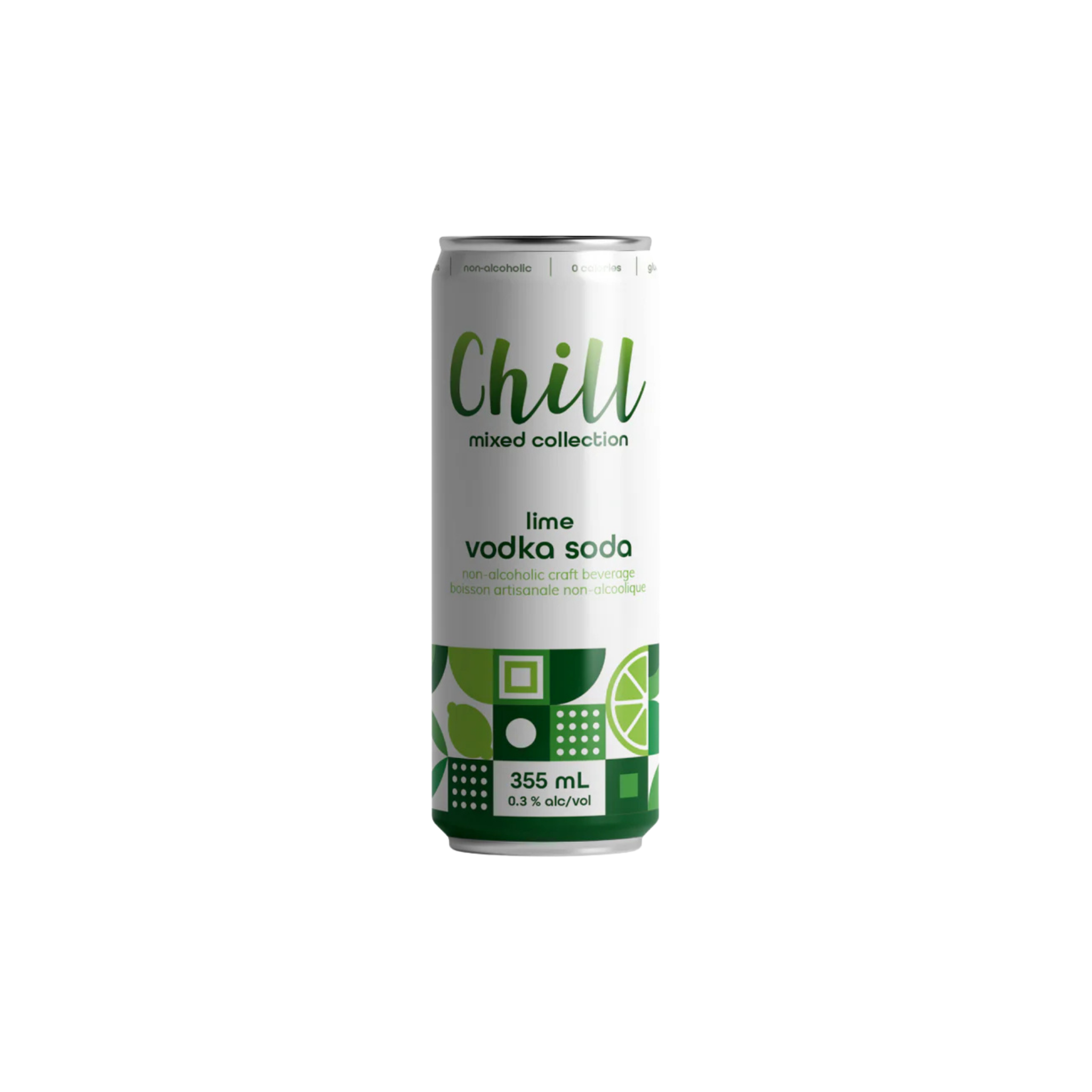 Chill Lime Vodka Soda - Refreshing Citrus-Infused Beverage