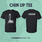 Semicolon Skateboards Chin Up T-Shirt featuring inspired living message in soft fabric with a casual fit.