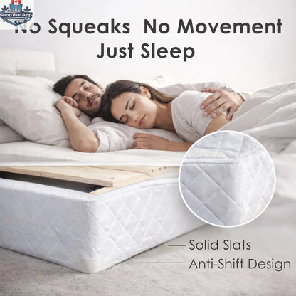 UltraFlex® INFINITY mattress and box spring set with eco-friendly soy foam, showcasing a plush, supportive mattress and matching box spring.