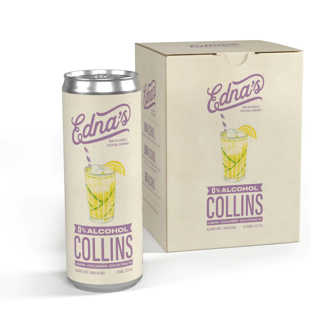 Edna’s Collins Cocktail - Refreshing Classic Drink Mix