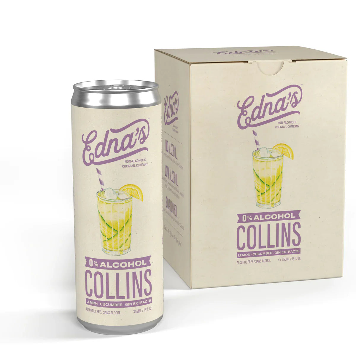 Edna’s Collins Cocktail - Refreshing Classic Drink Mix