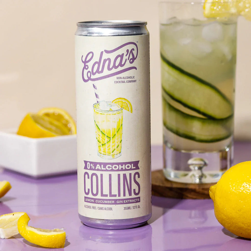 Edna’s Collins Cocktail - Refreshing Classic Drink Mix