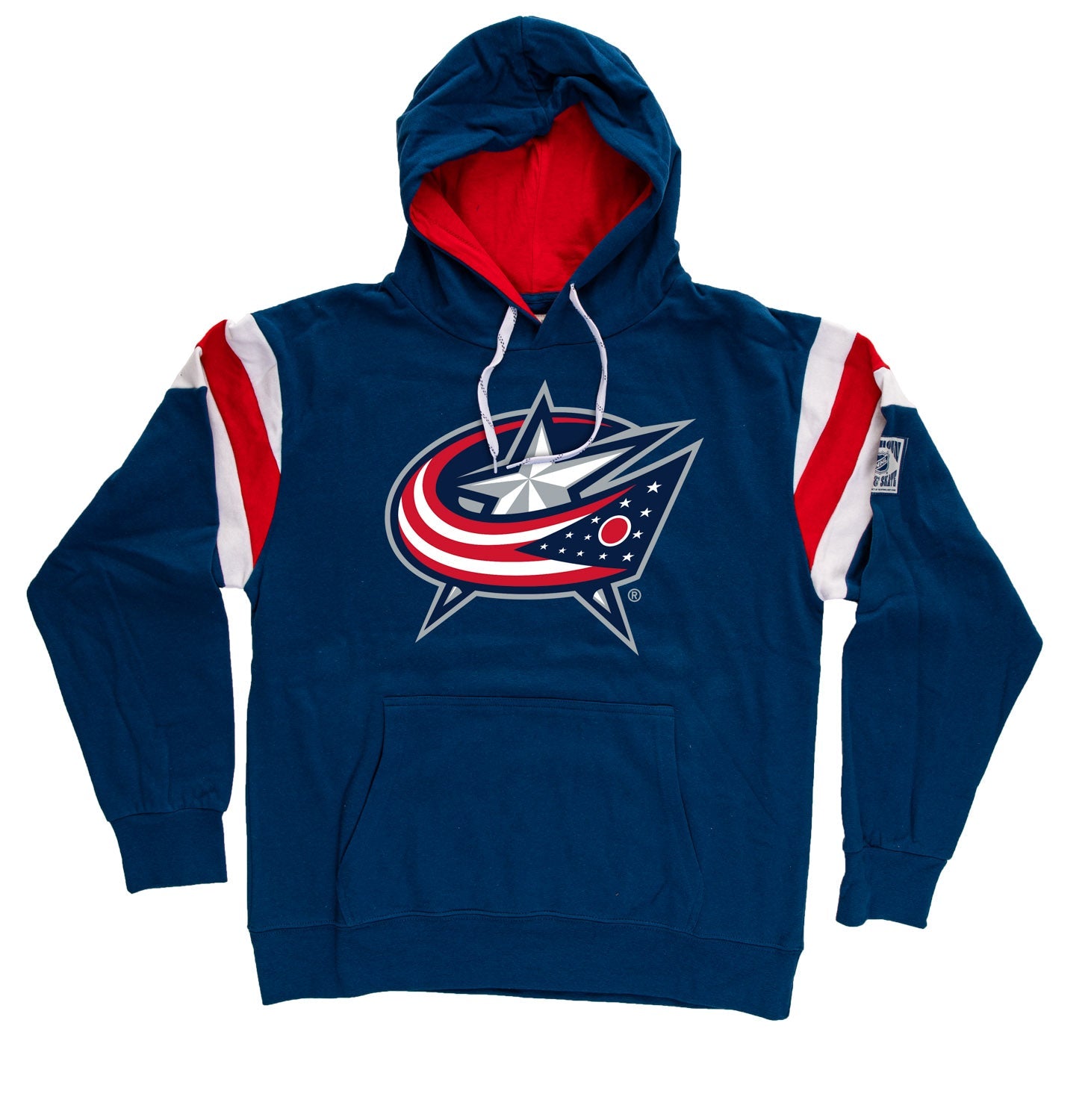 Columbus Blue Jackets Varsity Retro Style Hoodie - Shopthatapp.ca
