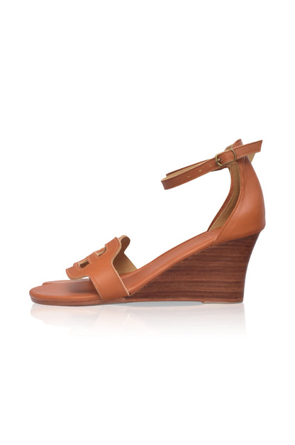 Como Wooden Wedge Sandals--www.Shopthatapp.ca-ELF