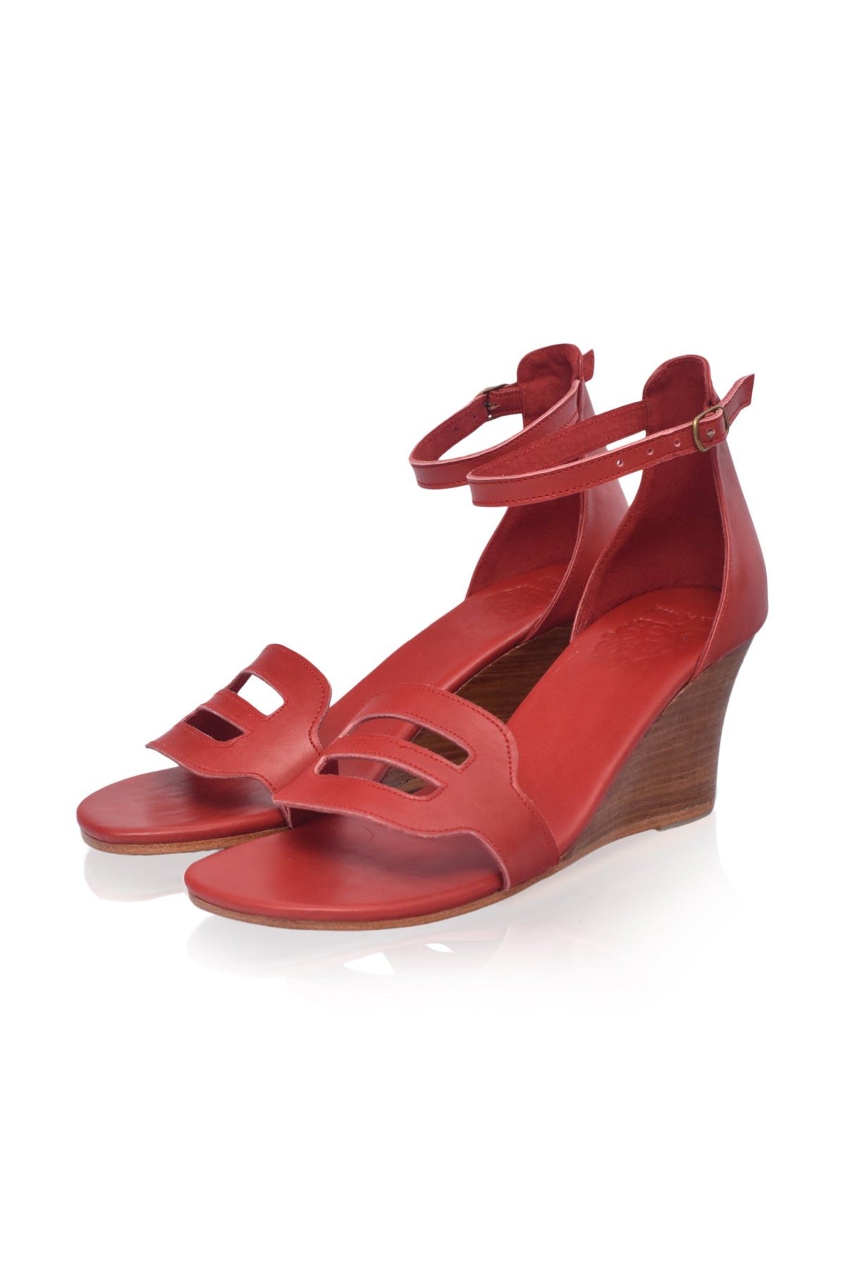 Como Wooden Wedge Sandals--www.Shopthatapp.ca-ELF