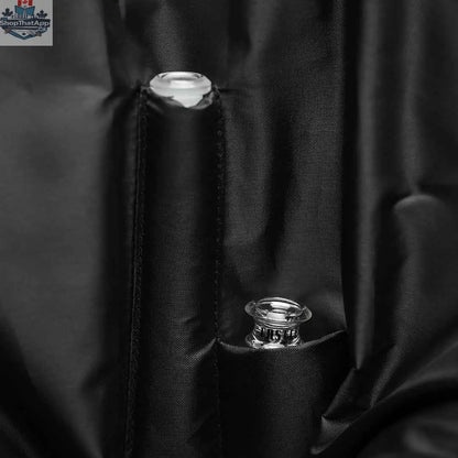 Castle Glassworks double layer bong bag carrying case with padded interior for protective storage of glass bongs.