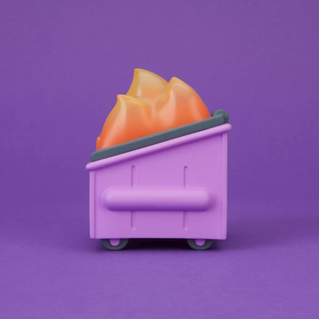 Dumpster Fire - Cough Syrup Purple Vinyl Figure - Www.Shopthatapp.ca