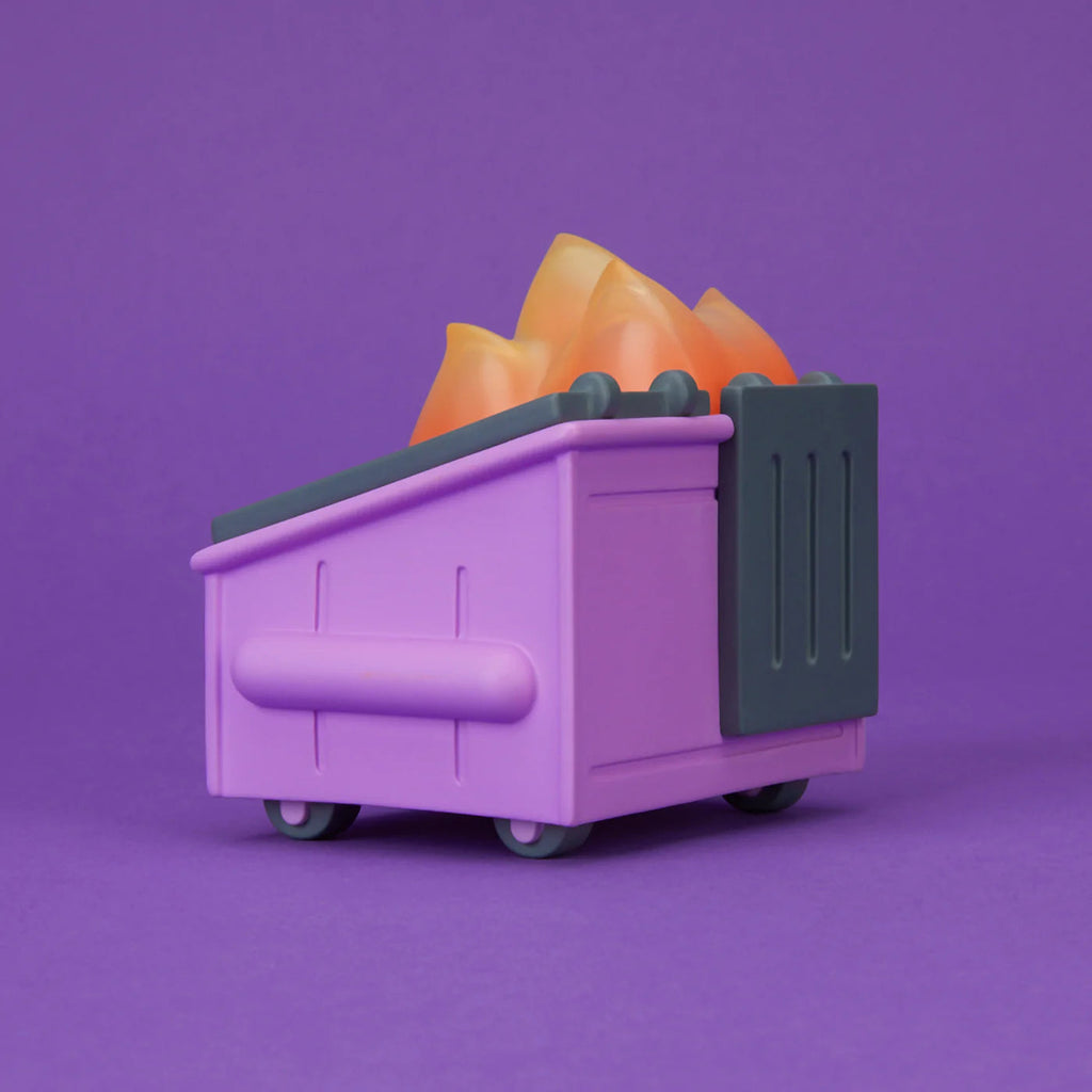 Dumpster Fire - Cough Syrup Purple Vinyl Figure - Www.Shopthatapp.ca