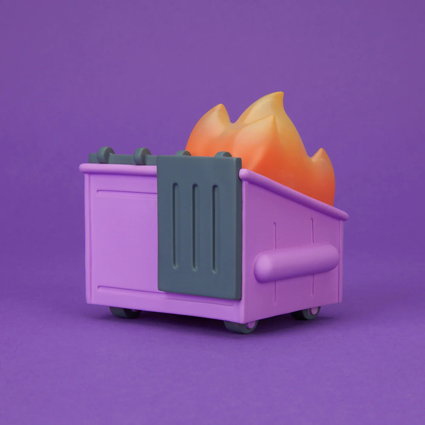 Dumpster Fire - Cough Syrup Purple Vinyl Figure - Www.Shopthatapp.ca