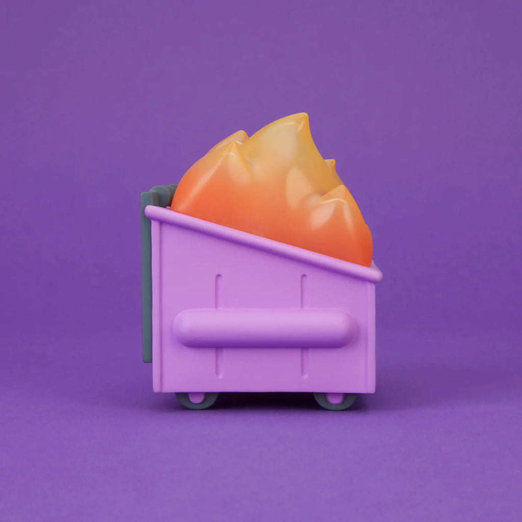 Dumpster Fire - Cough Syrup Purple Vinyl Figure - Www.Shopthatapp.ca
