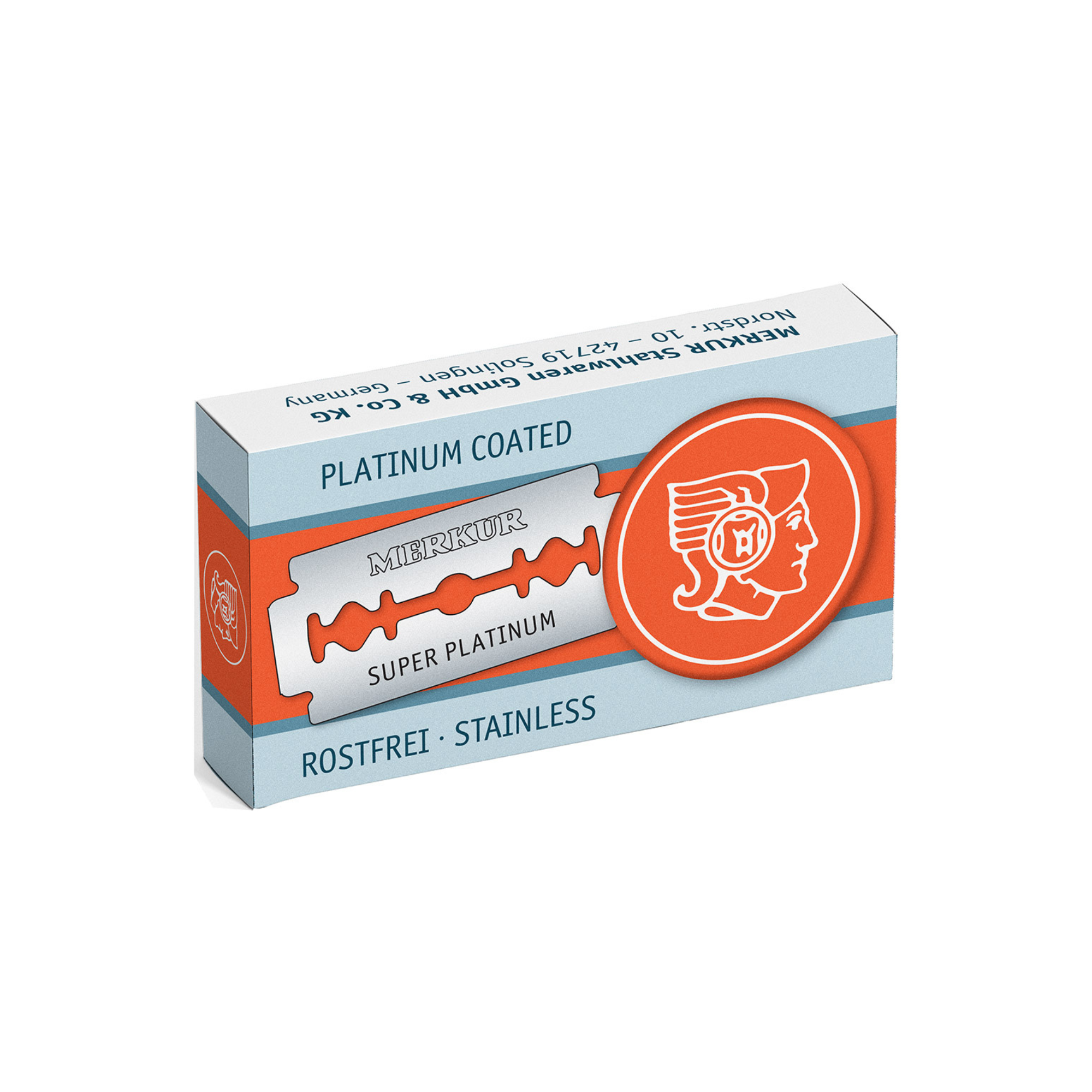 Merkur Double Edge Razor Blades - 100 Pack for a Superior Shaving Experience