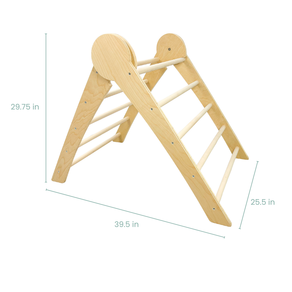 CRANBERRY CLIMBER - Montessori Wooden Triangle Climber for Kids - Shopthatapp.ca