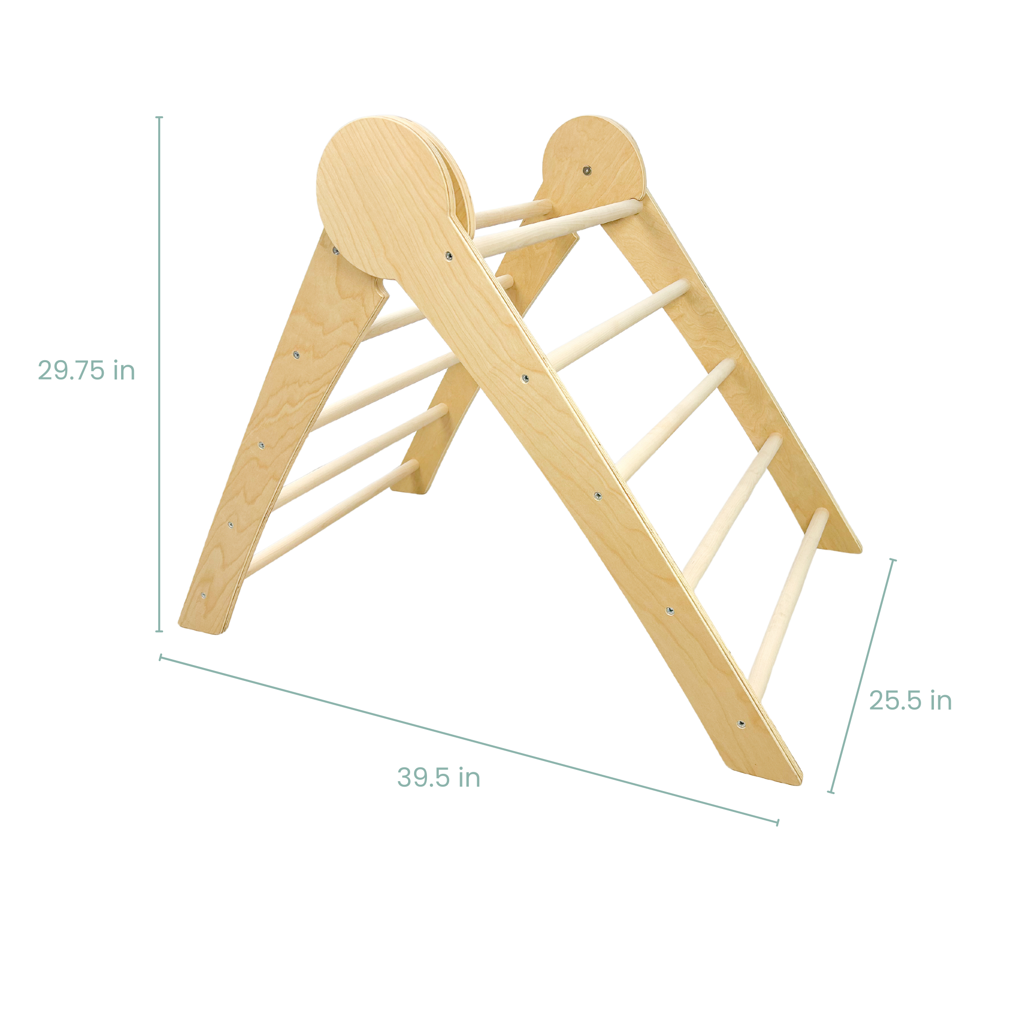 CRANBERRY CLIMBER - Montessori Wooden Triangle Climber for Kids - Shopthatapp.ca