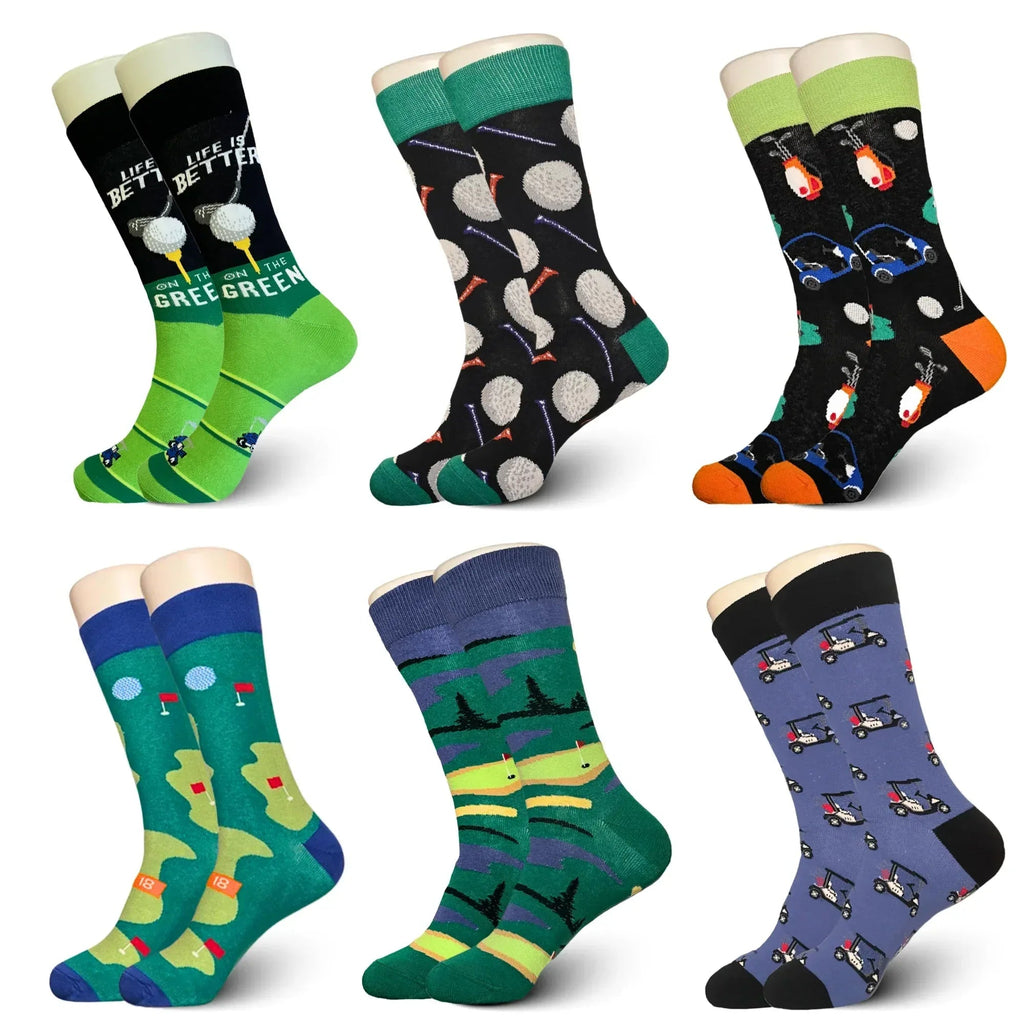 Golfer Sock Bundle - 6 Pack - Www.Shopthatapp.ca