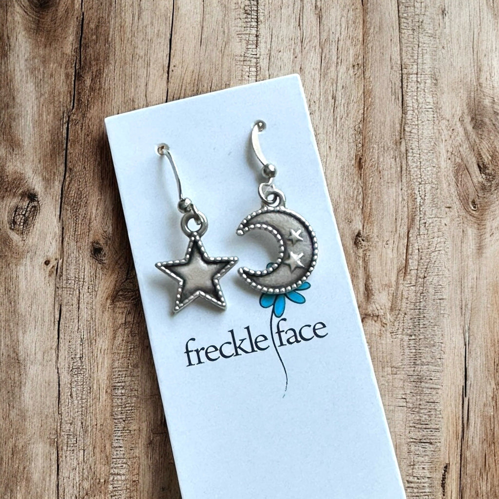 Mixed Moon Star Earrings - Enchanting Celestial Jewelry for Every Occasion