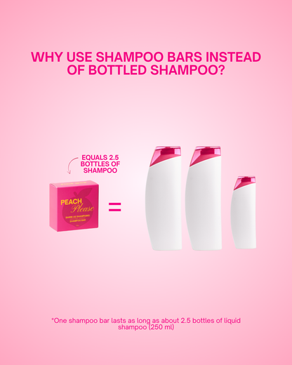 Shampoo Bar Peach Please - Nourishing Hair Care Solution - Shopthatapp.ca