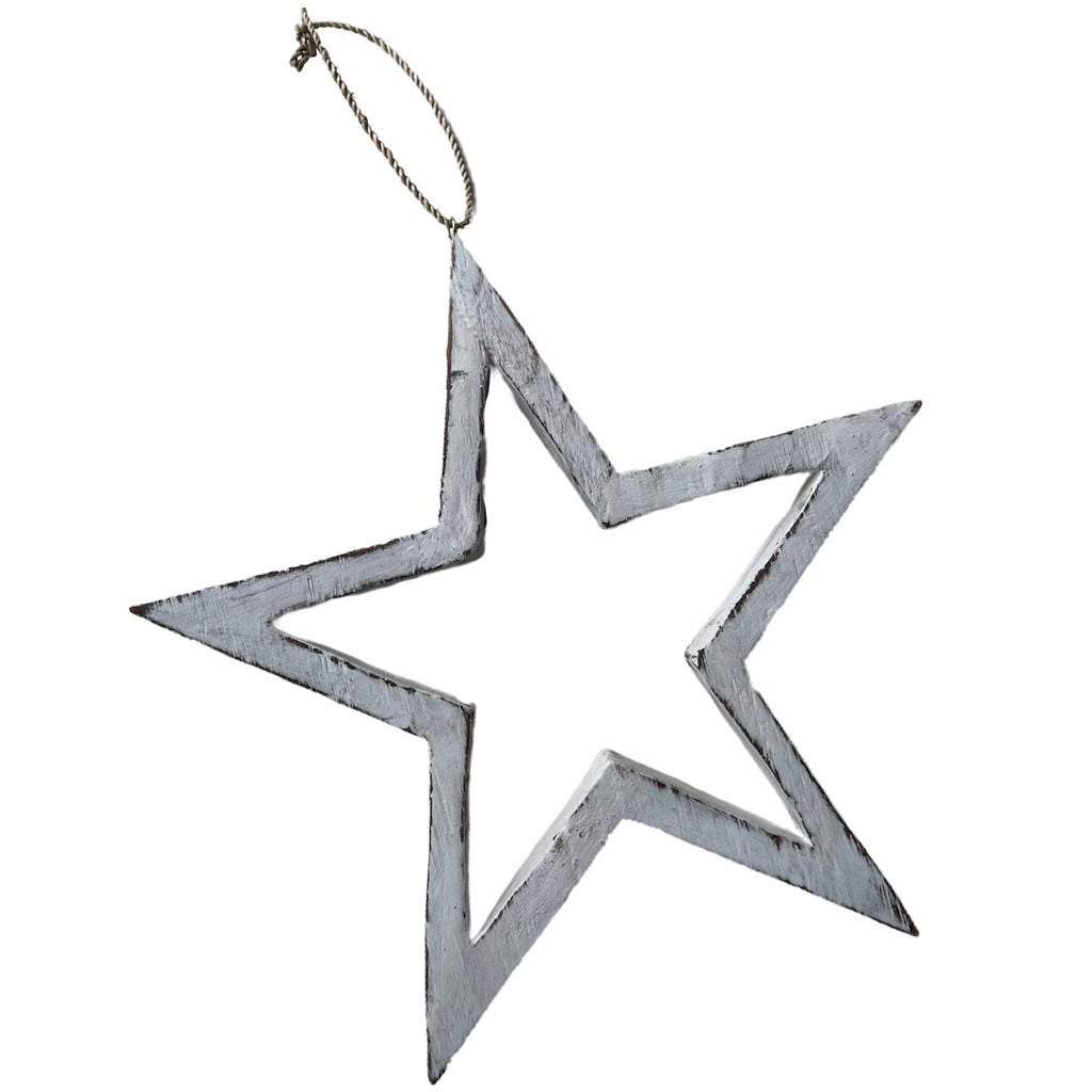 Large Wooden Star Decor - Large Hanging Open Wooden Star for Home Decor - Shopthatapp.ca