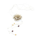 Leather Flower Necklace - Shopthatapp.ca