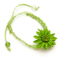 Leather Flower Bracelet - Shopthatapp.ca