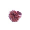Leather Flower Ring - Shopthatapp.ca