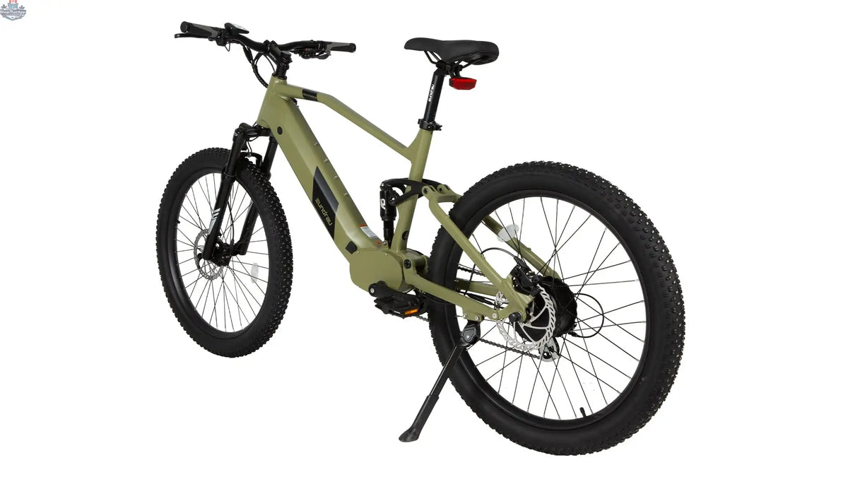 E-Vélo EUNORAU QUEBEC electric bicycle with sleek frame and modern design, ideal for urban commuting and eco-friendly travel.