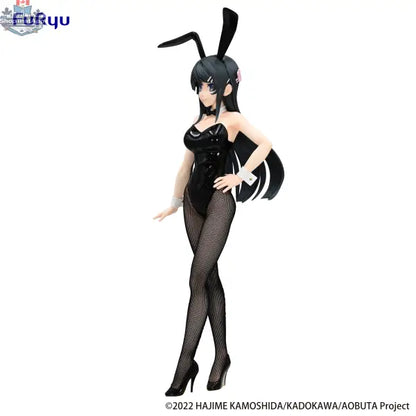 Hawk Collectibles BiCute Bunnies Mai Sakurajima anime figure, detailed collectible figurine of the popular anime character on a display base.