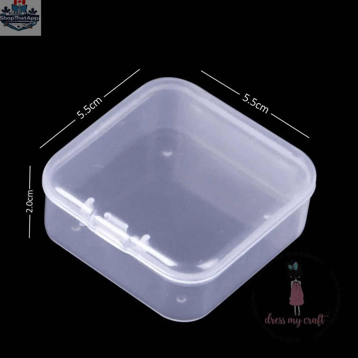 Ecstasy Crafts Dress My Craft 12-in-1 Slimline Organizer Storage Box with compartments for craft supplies, shown in the image.