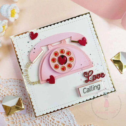 Transparent spinners embellishments from Dress My Craft by Ecstasy Crafts, shown in a close-up image highlighting their clear, circular design.
