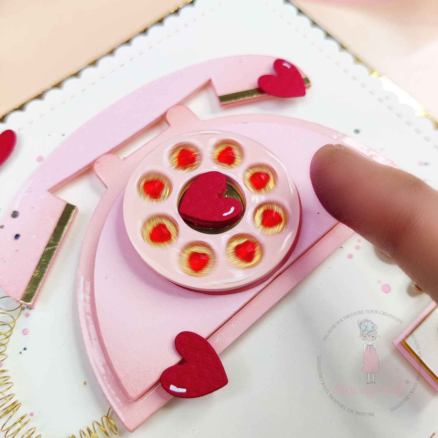 Dress My Craft - Transparent Spinners