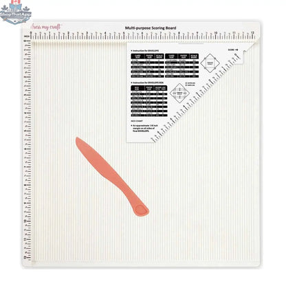 Ecstasy Crafts Dress My Craft multi-purpose scoring board 12x12 for paper crafting and scrapbooking tools.