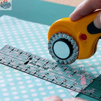 Ecstasy Crafts Dress My Craft Craft Pro Ruler, a versatile measuring tool for crafting and DIY projects.