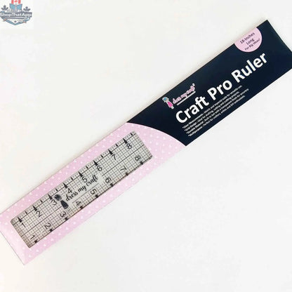 Craft My Craft Craft Pro Ruler by Ecstasy Crafts, a precise measuring tool for crafting and DIY projects.