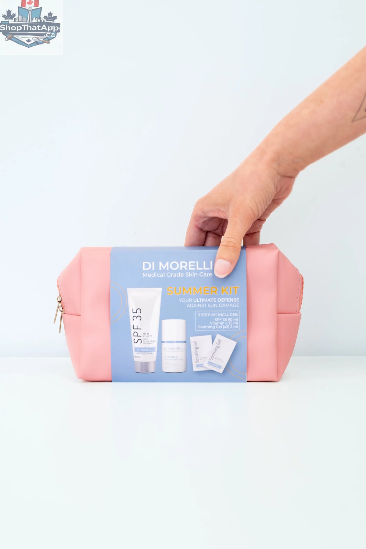 Summer Kit with Pink Cosmetic Bag - Shopthatapp.ca