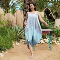 Ombre Three Colour Romper - Grey Blue Shades - Shopthatapp.ca