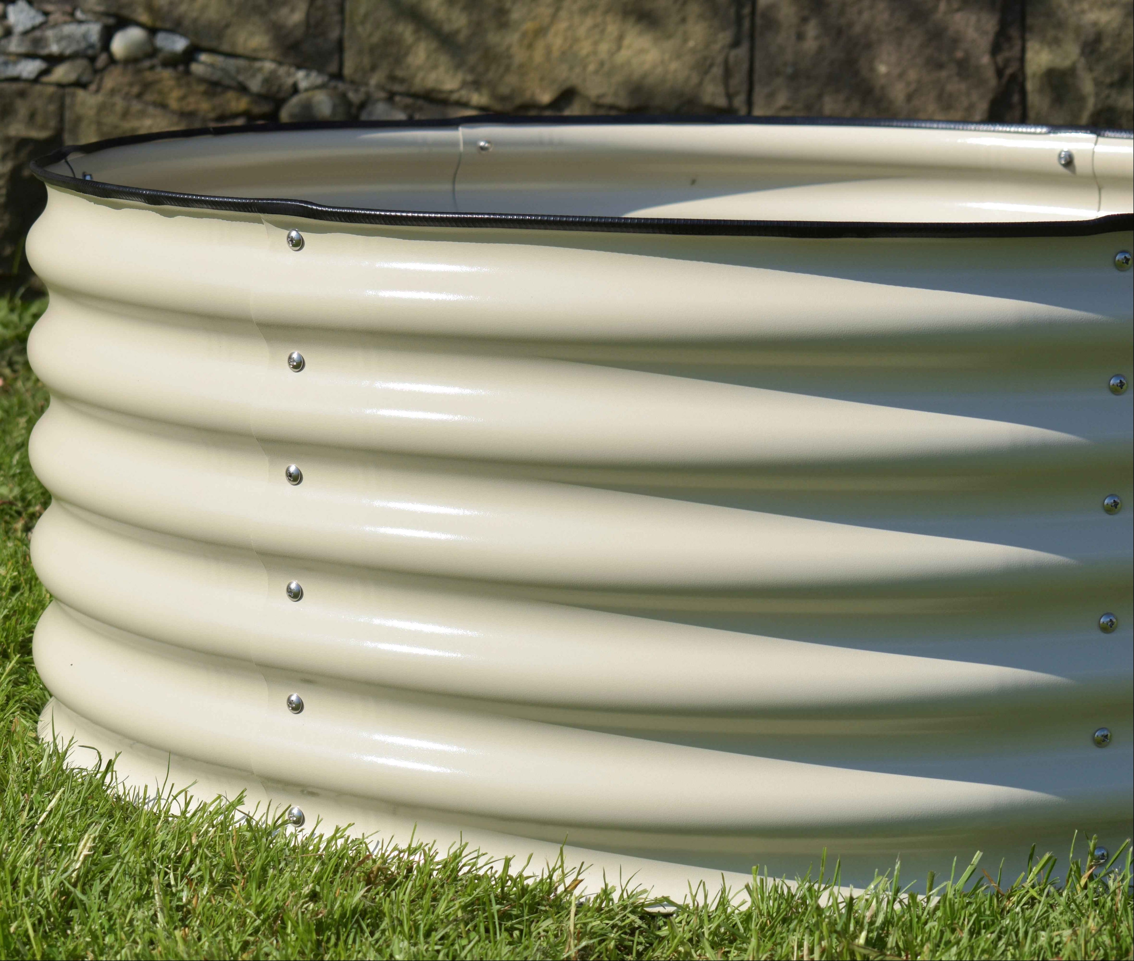 17" Tall Round Garden Bed Kit