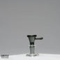 Castle Glassworks 14mm male bong bowl with high-quality stick tab design, clear glass construction, and detailed craftsmanship.