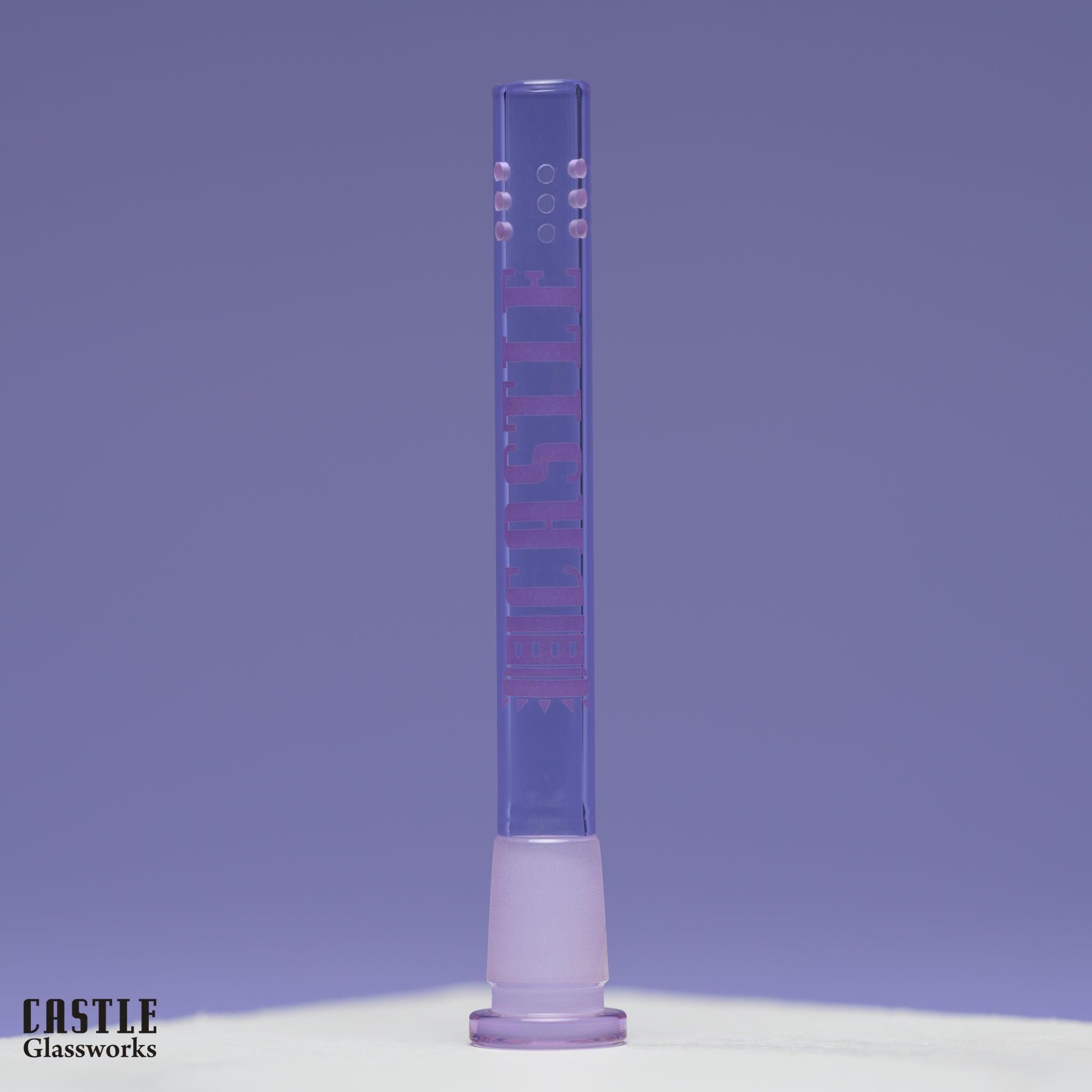 5.75" 9-Hole Replacement Downstem – Premium Borosilicate Glass - Shopthatapp.ca