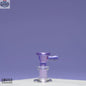 Castle Glassworks 14mm male bong bowl with stick tab design, high-quality glass for smoking accessories.