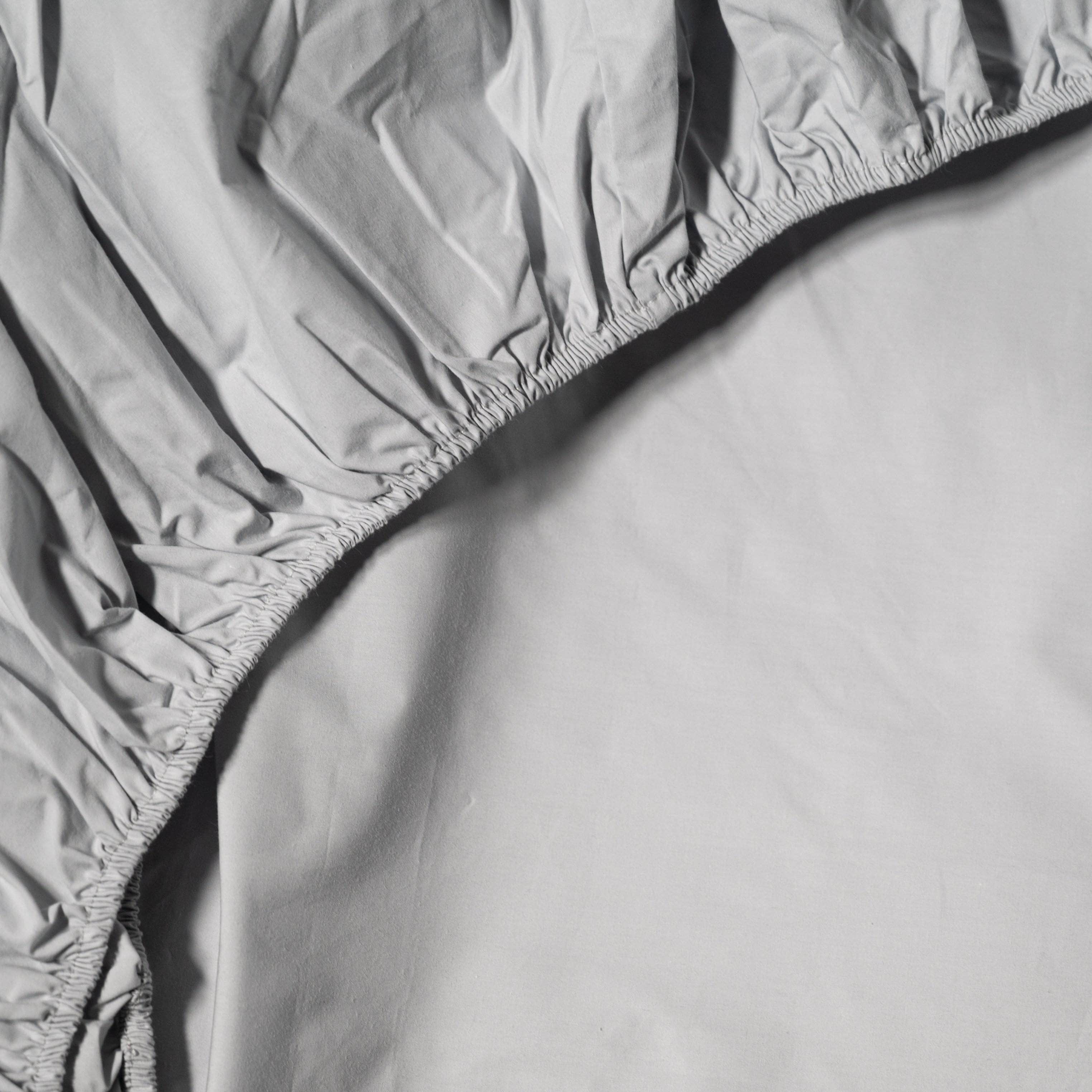 Essential Organic Percale Fitted Sheet for Ultimate Comfort and Sleep Quality - Shopthatapp.ca