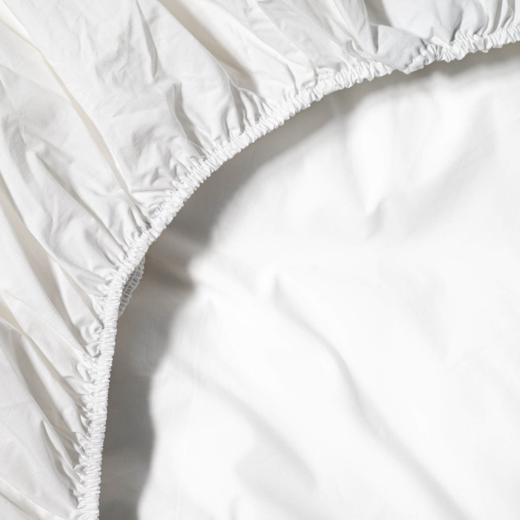 Essential Organic Percale Fitted Sheet for Ultimate Comfort and Sleep Quality - Shopthatapp.ca
