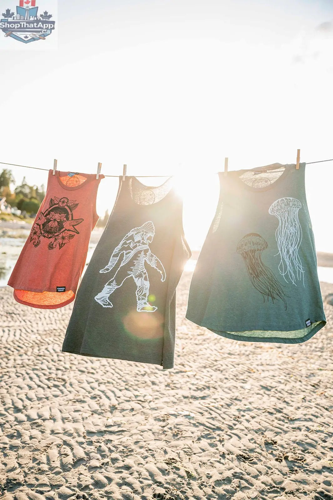 SASQUATCH- Mens Eco Tank - Heather Charcoal - Shopthatapp.ca