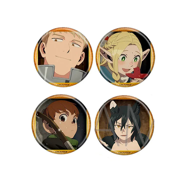 Delicious in Dungeon Anime Merch - Chara Badge Collection A - Www.Shopthatapp.ca