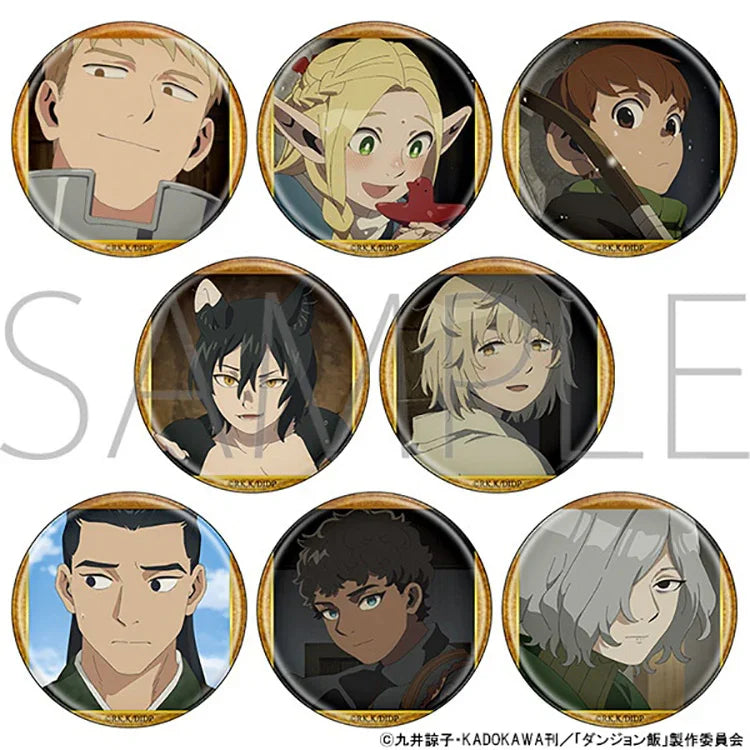 Delicious in Dungeon Anime Merch - Chara Badge Collection A - Www.Shopthatapp.ca