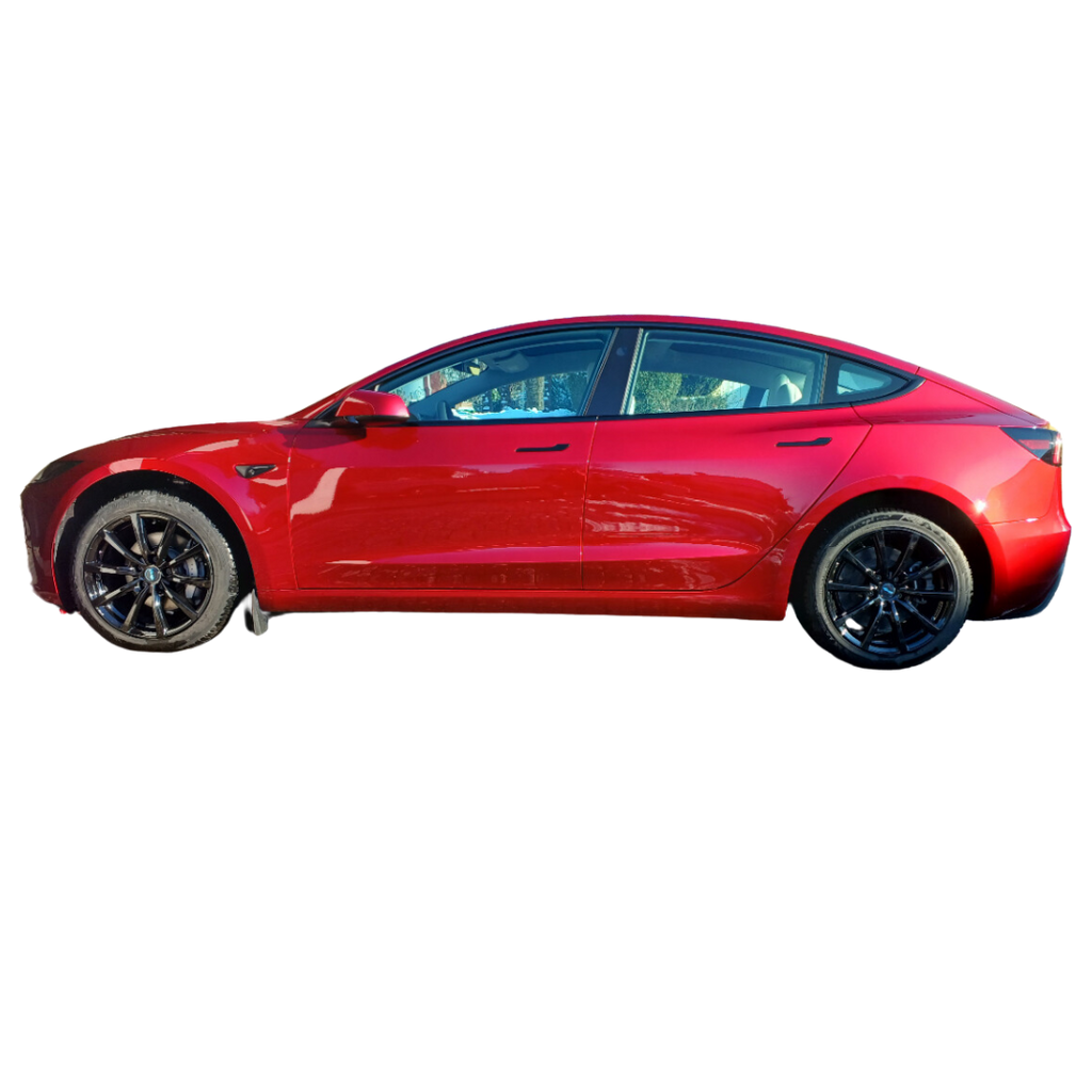 Tesla Model 3 Highland 19 Zoll Winterkomplettrad Brock B32 Schwarz Glanz (4 Stück) SR, LR
