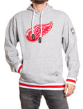 Detroit Red Wings "Muskoka Style" Premium Chenille Woven Logo Hoodie - Shopthatapp.ca