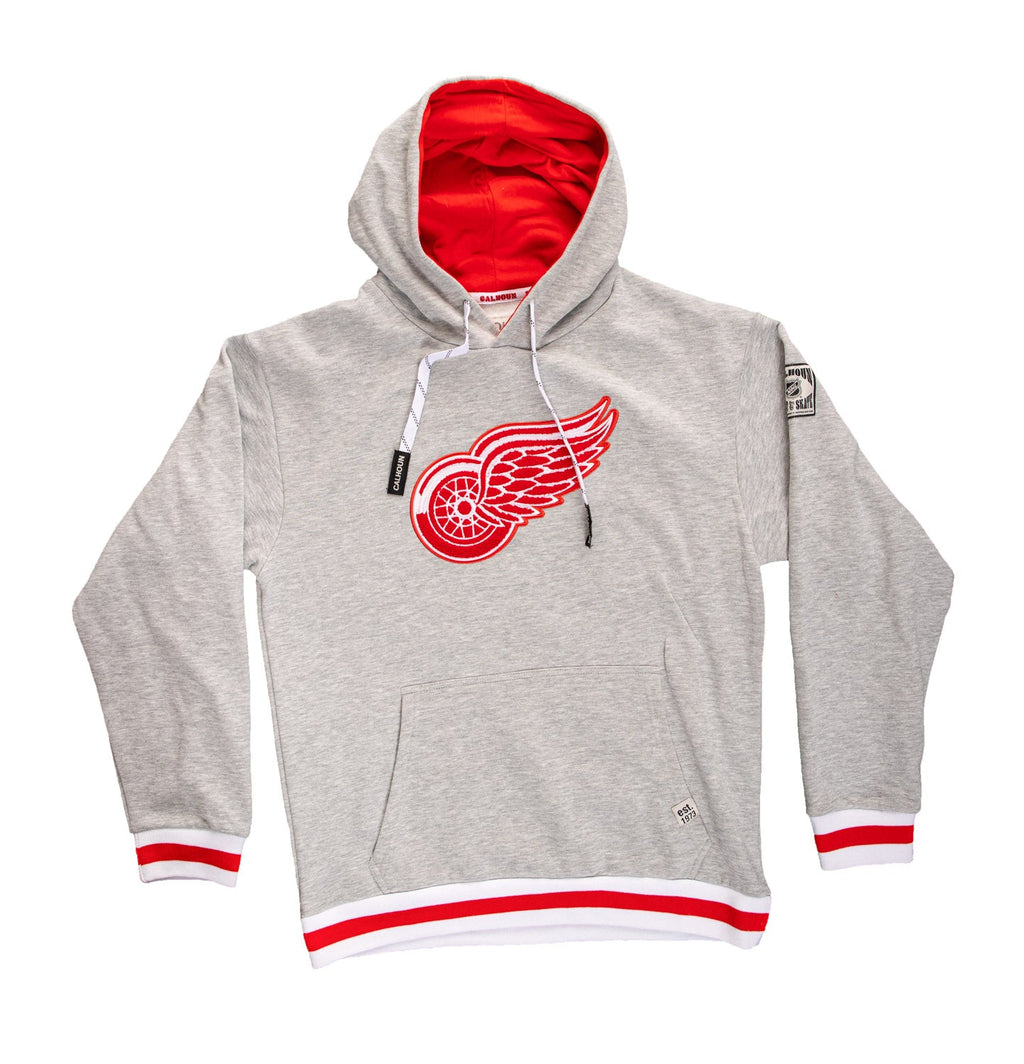 Detroit Red Wings "Muskoka Style" Premium Chenille Woven Logo Hoodie - Shopthatapp.ca
