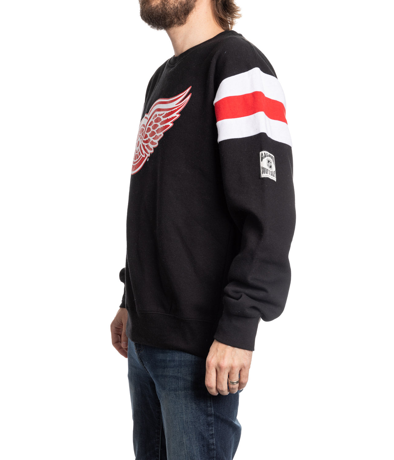 Detroit Red Wings Varsity Retro Style Crewneck Sweater - Shopthatapp.ca