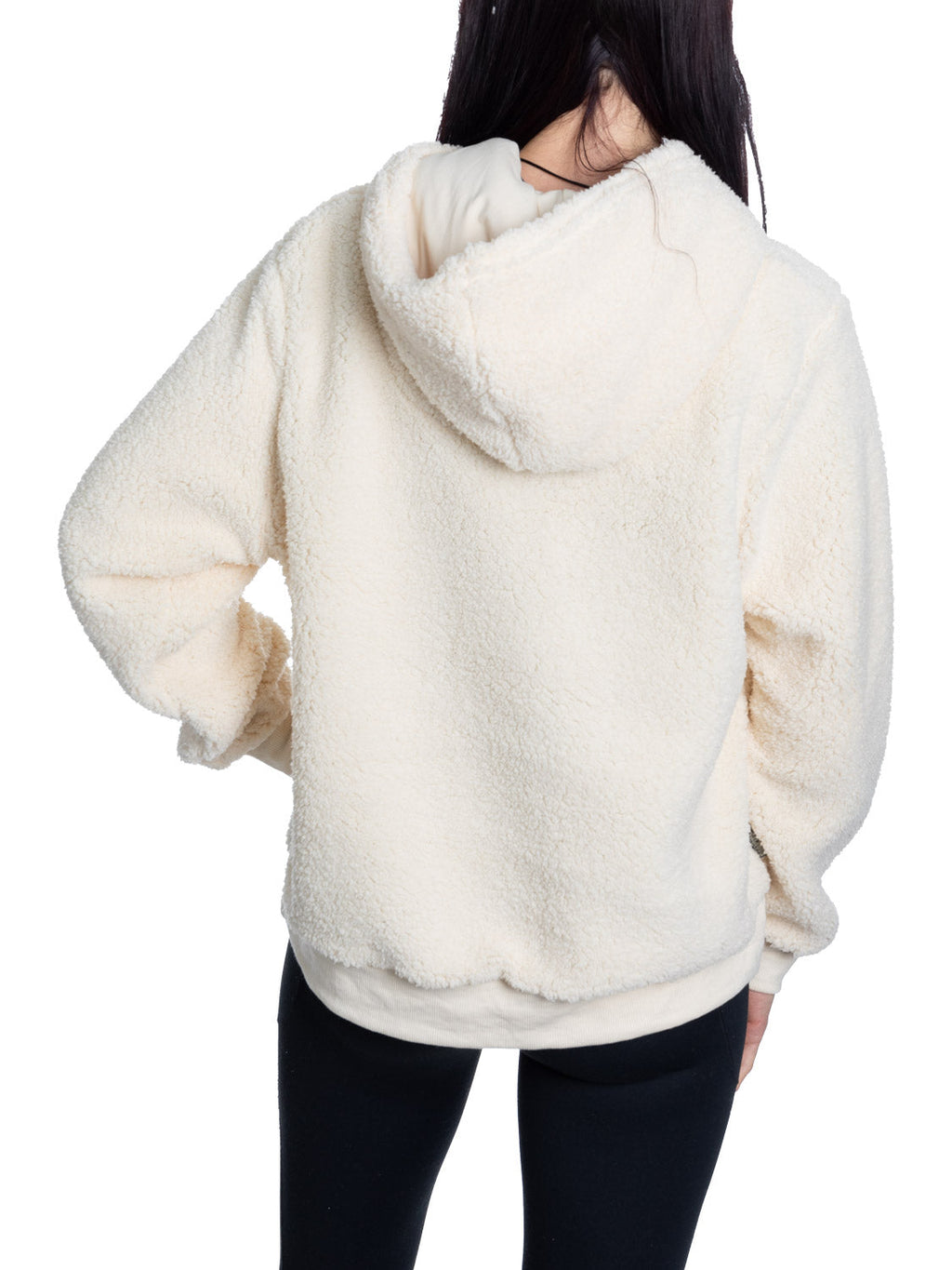 Montreal Canadians Ladies Sherpa Hoodie with Premium Chenille Logo - Shopthatapp.ca