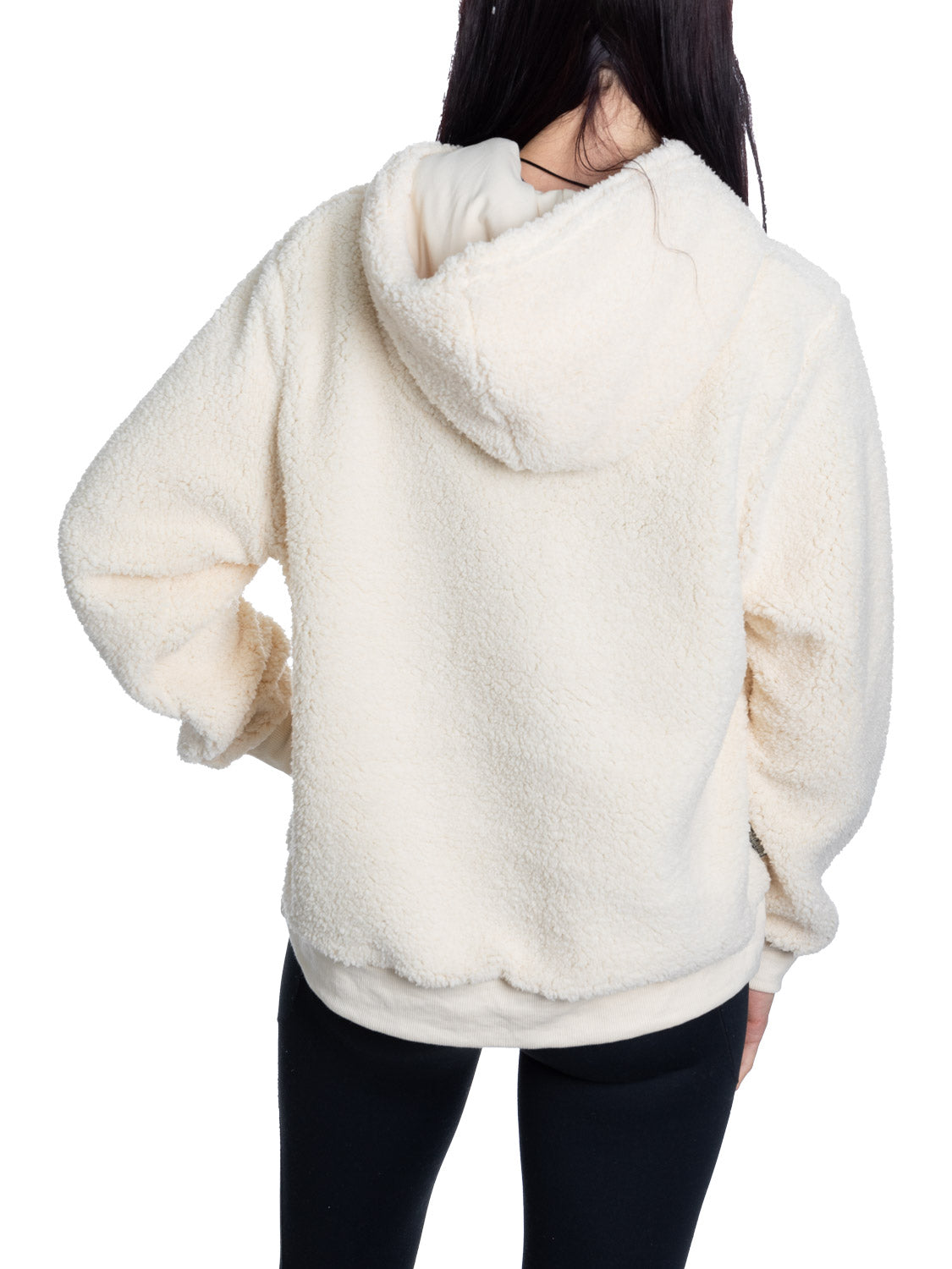 New Jersey Devils Ladies Sherpa Hoodie with Premium Chenille Logo - Shopthatapp.ca